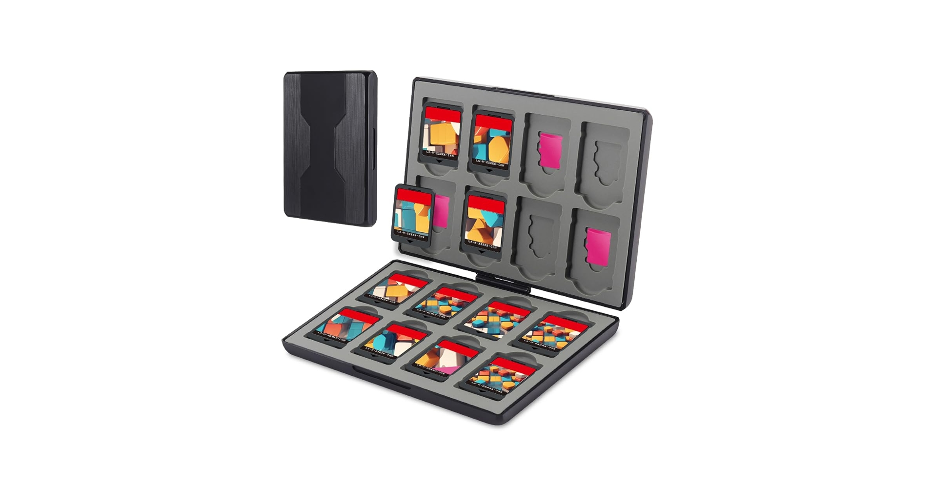 希少 Nintendo Switch Lite ケース メモリーカード付き Amazon.com: 12 Game Card Case Compatible for Nintendo Switch OLED